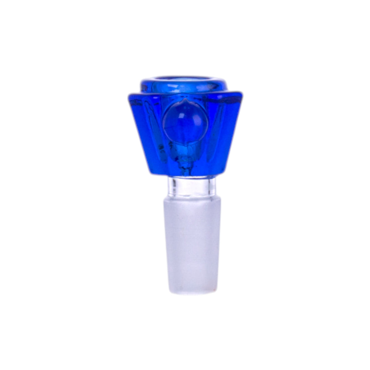 Lake Green Glass Shisha Bowl, Frosted Joint, PT5156