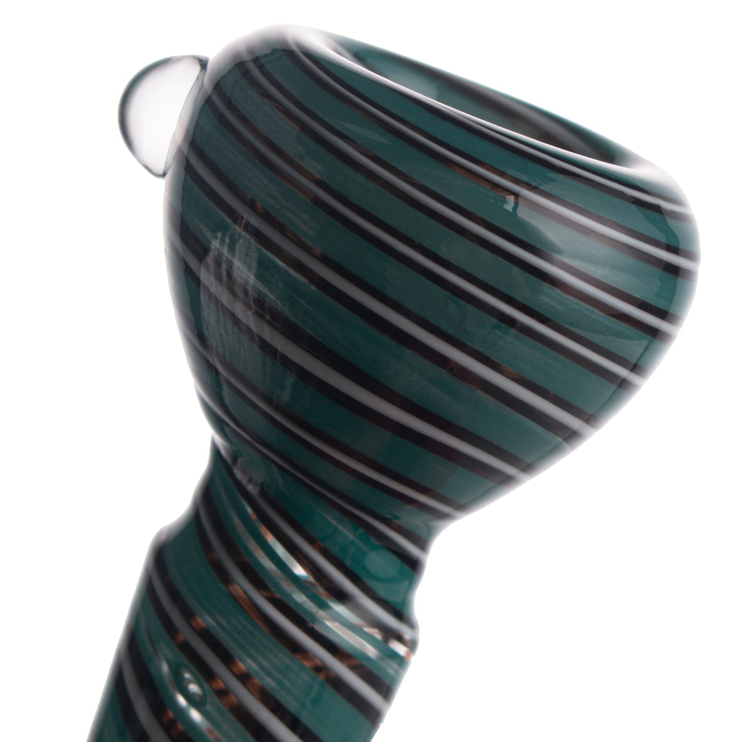 Clear Dot Colorful Glass Bowl Piece PT1237