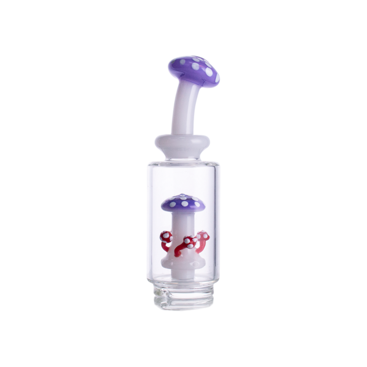 Mushroom Glass Attachment, 165mm Length, 42mm Base, Milky Colors, PF9122（Random Color）
