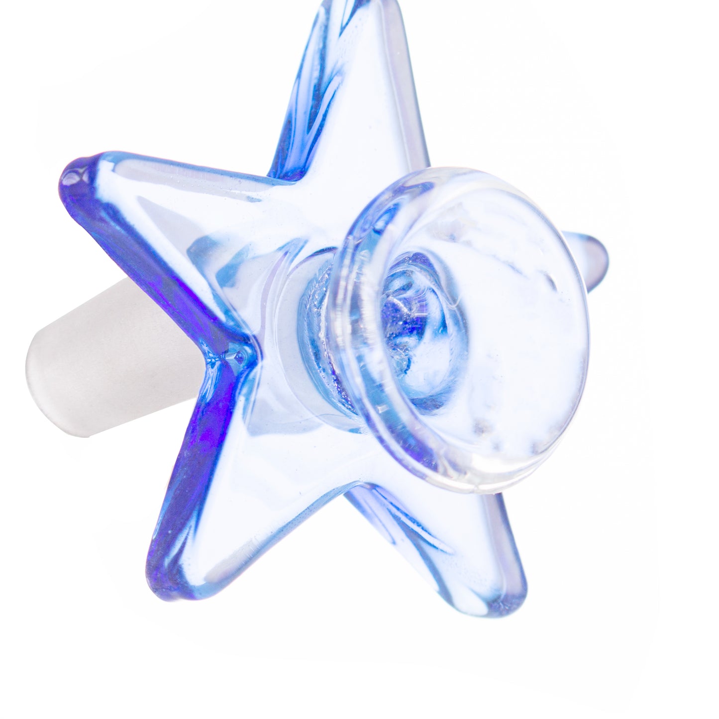 Five Point Star Glass Bowl Piece PT3677