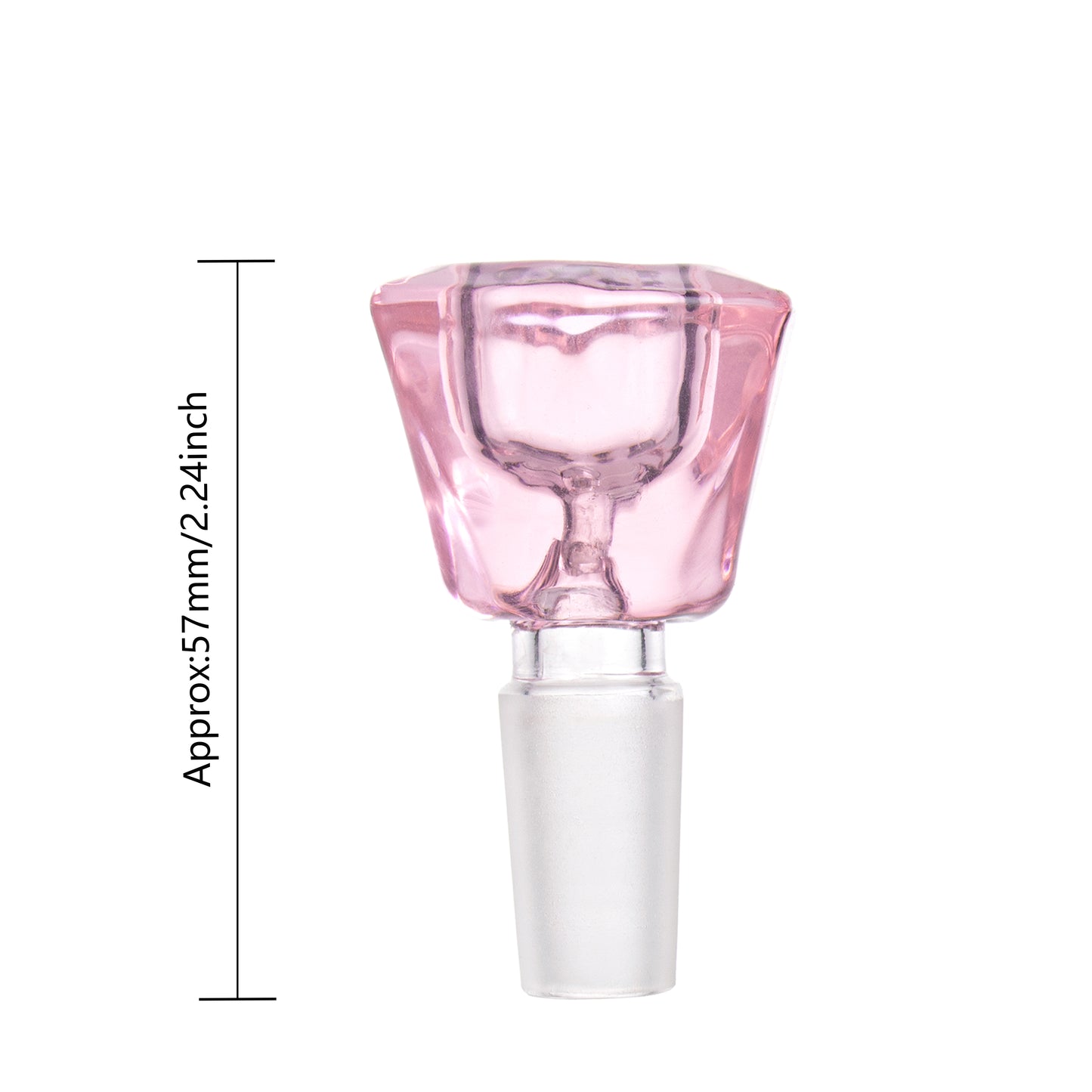 Hexagon Diamond Shape Glass Bowl Piece PT5201