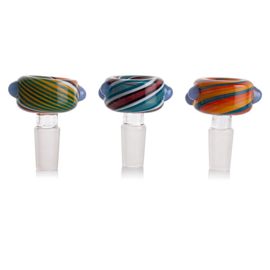 Striped Mini Glass Bowl Piece PT3735