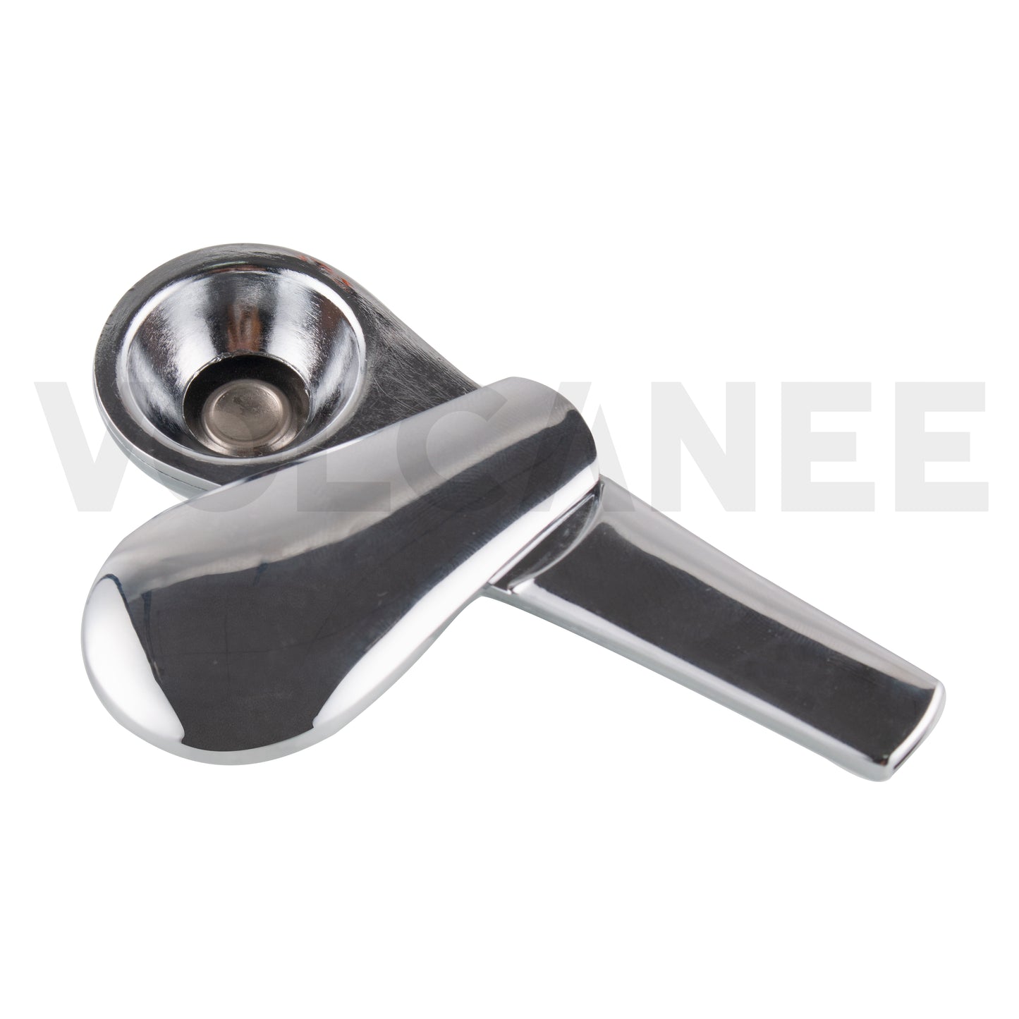 Zinc Alloy Spoon Tobacco Pipe - Metal Hand Pipe YD1995 （Random Color）