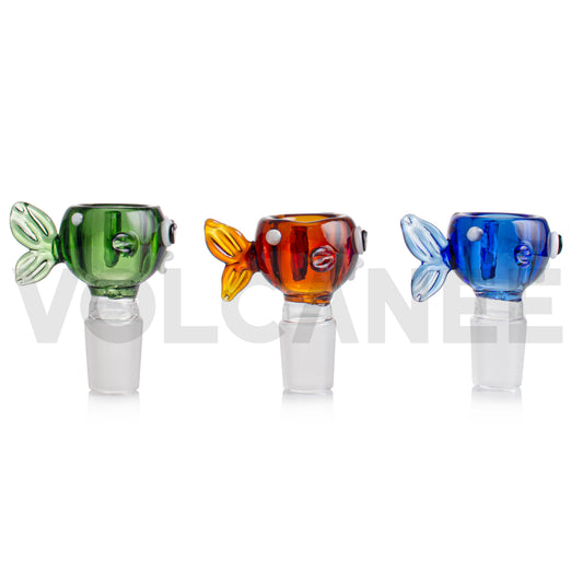 Goldfish Shape Glass Bowl Piece PT2120
