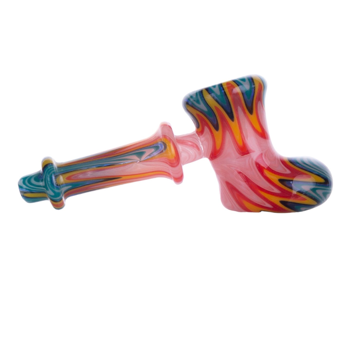 Patterned Glass Smoking Pipe YD3658（Random Color）