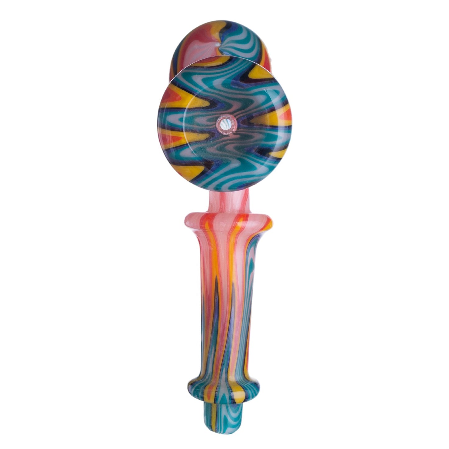 Patterned Glass Smoking Pipe YD3658（Random Color）
