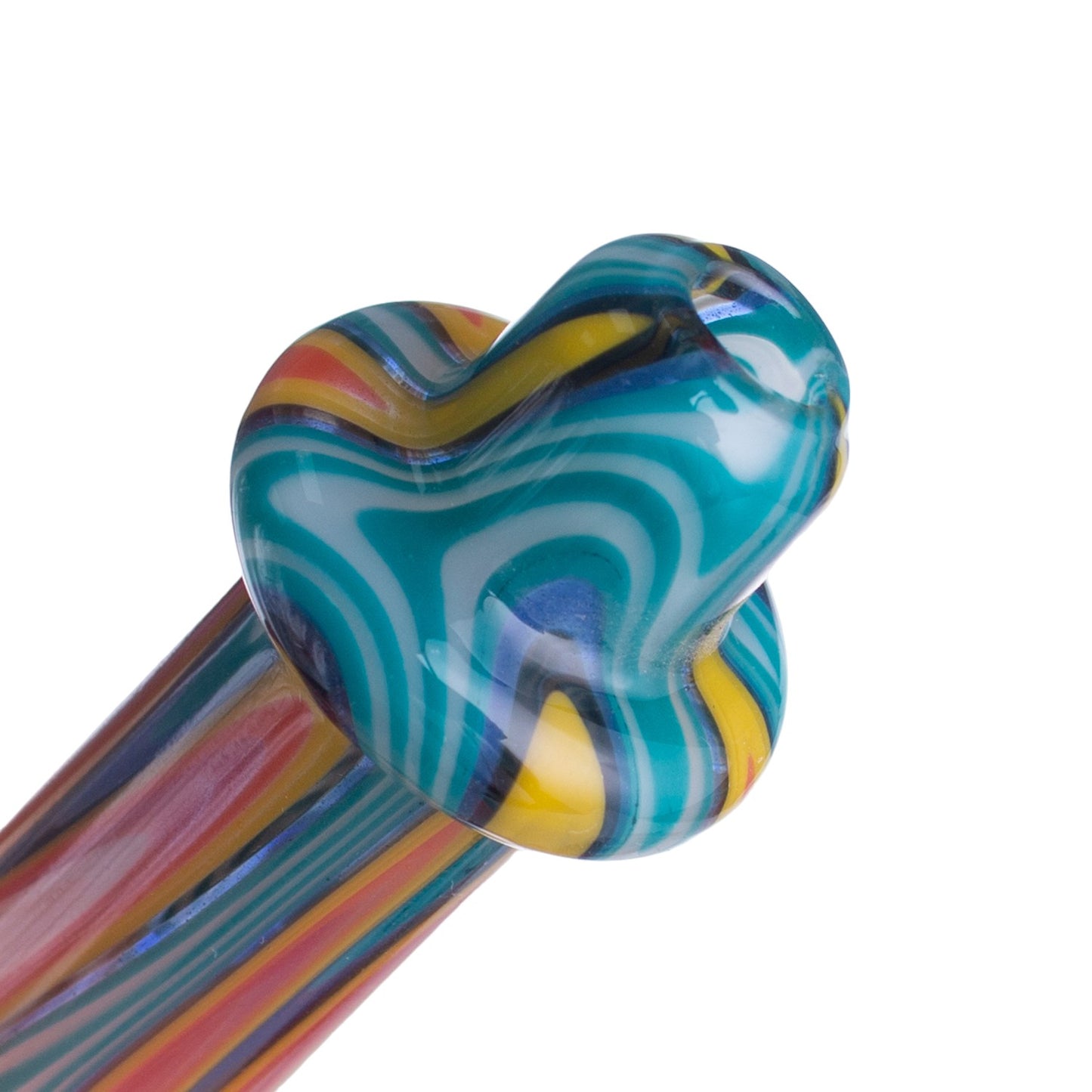 Patterned Glass Smoking Pipe YD3658（Random Color）