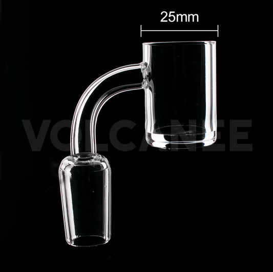 25mm Hexagon Star Quartz Banger - 2mm Wall 4mm Base D251526