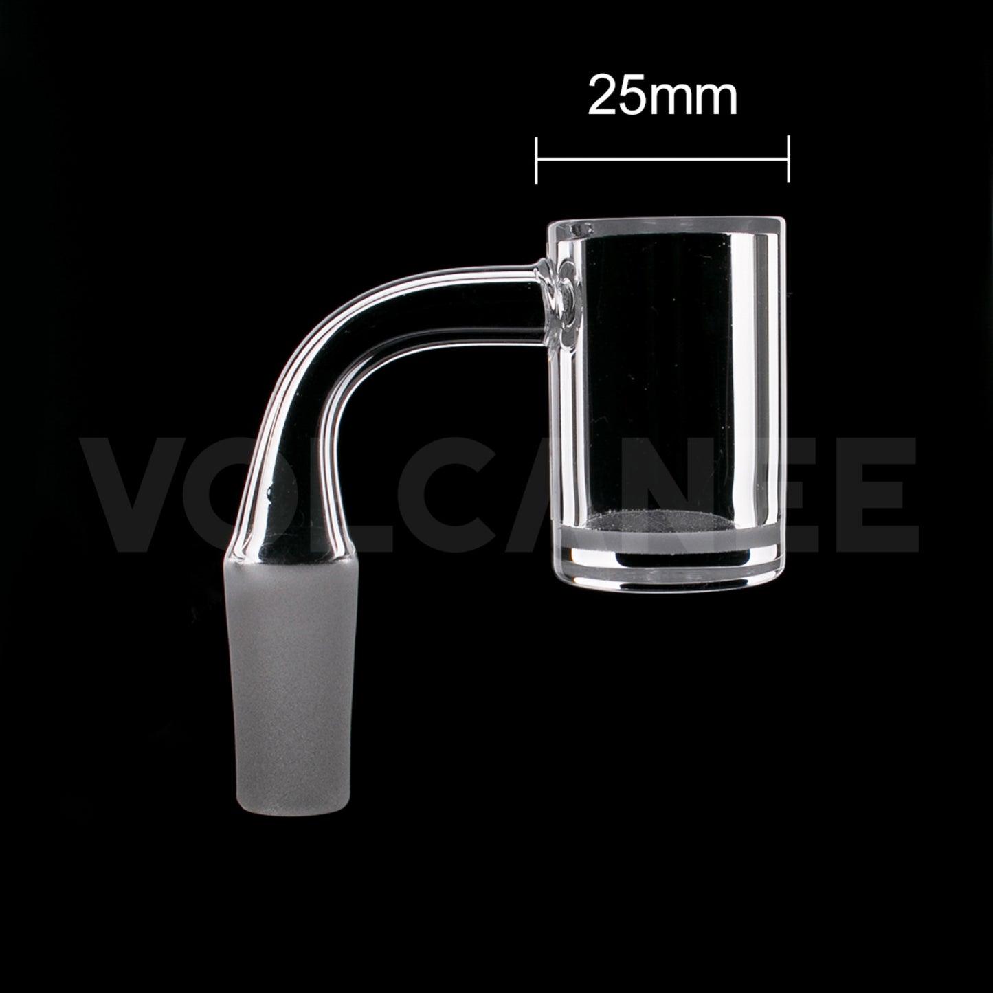 25mm Splash Guard Quartz Banger - Dual Color Bottom D251585