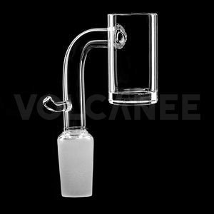 Hooked Quartz Banger - 19.5mm Frosted Joint D377