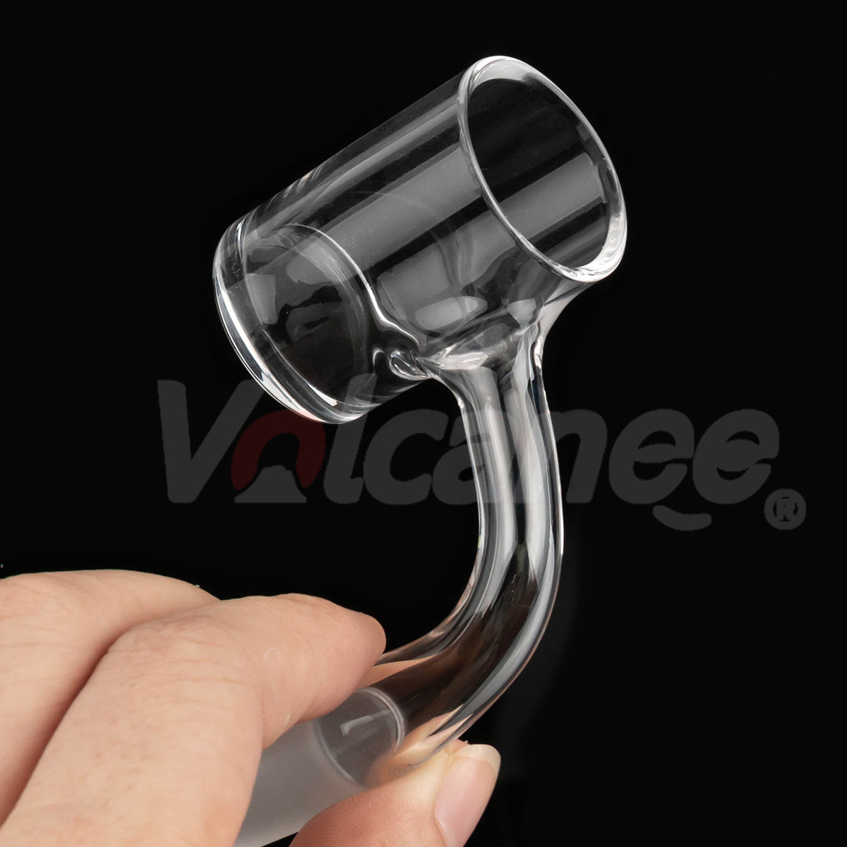 Full-Weld Quartz Banger 25mm - 2mm Wall 4mm Base 40mm Height D2503