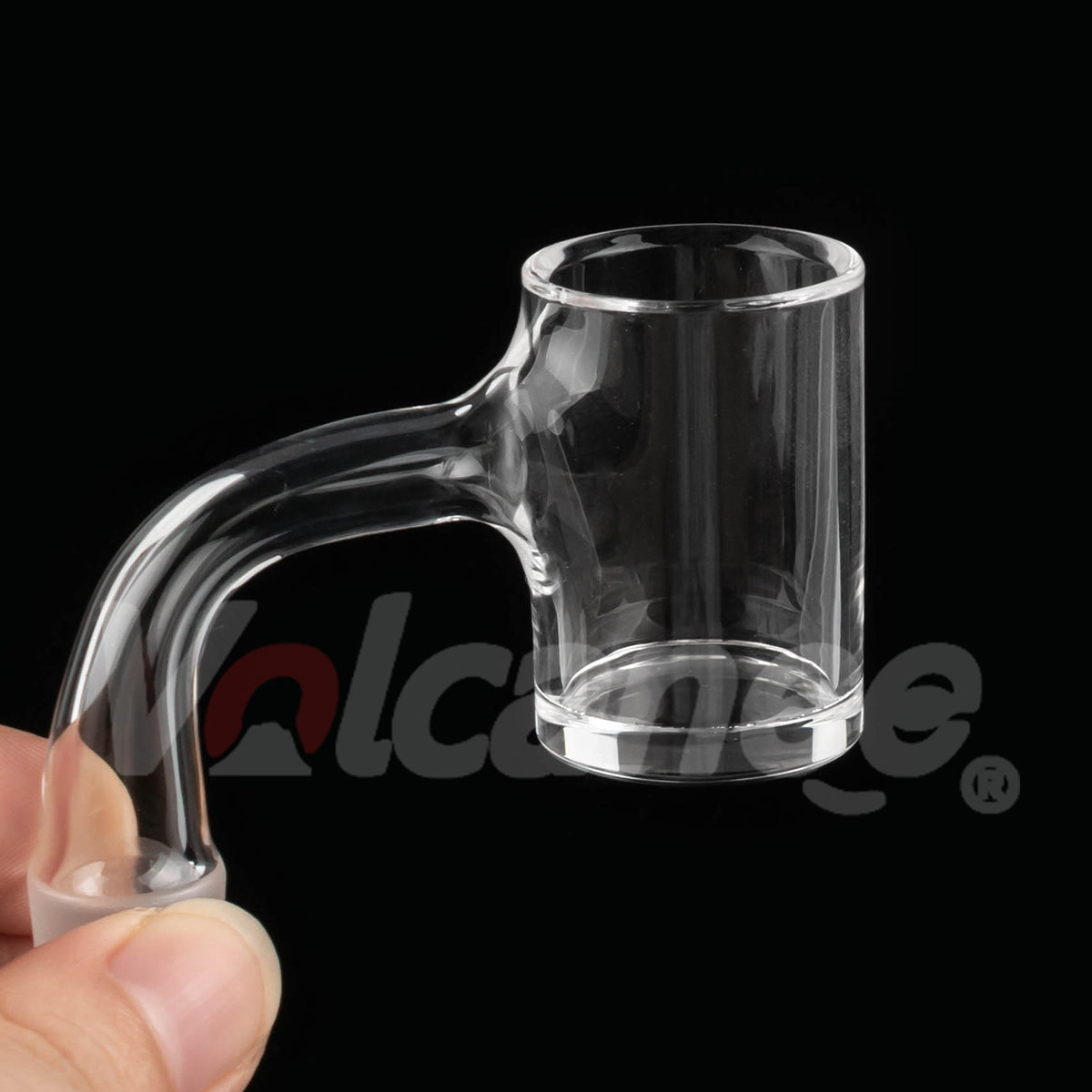 Full-Weld Quartz Banger 25mm - 2mm Wall 4mm Base 40mm Height D2503