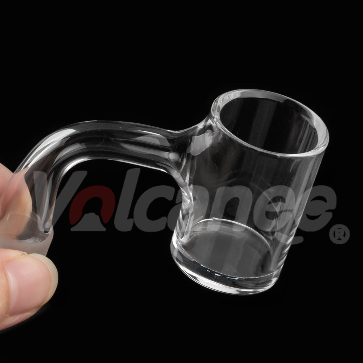 Full-Weld Quartz Banger 25mm - 2mm Wall 4mm Base 40mm Height D2503