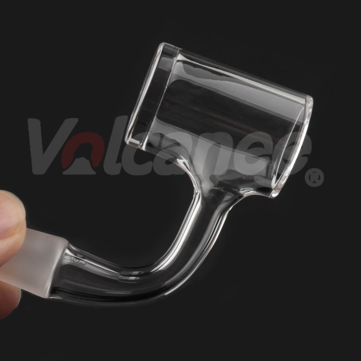 Full-Weld Quartz Banger 25mm - 2mm Wall 4mm Base 40mm Height D2503
