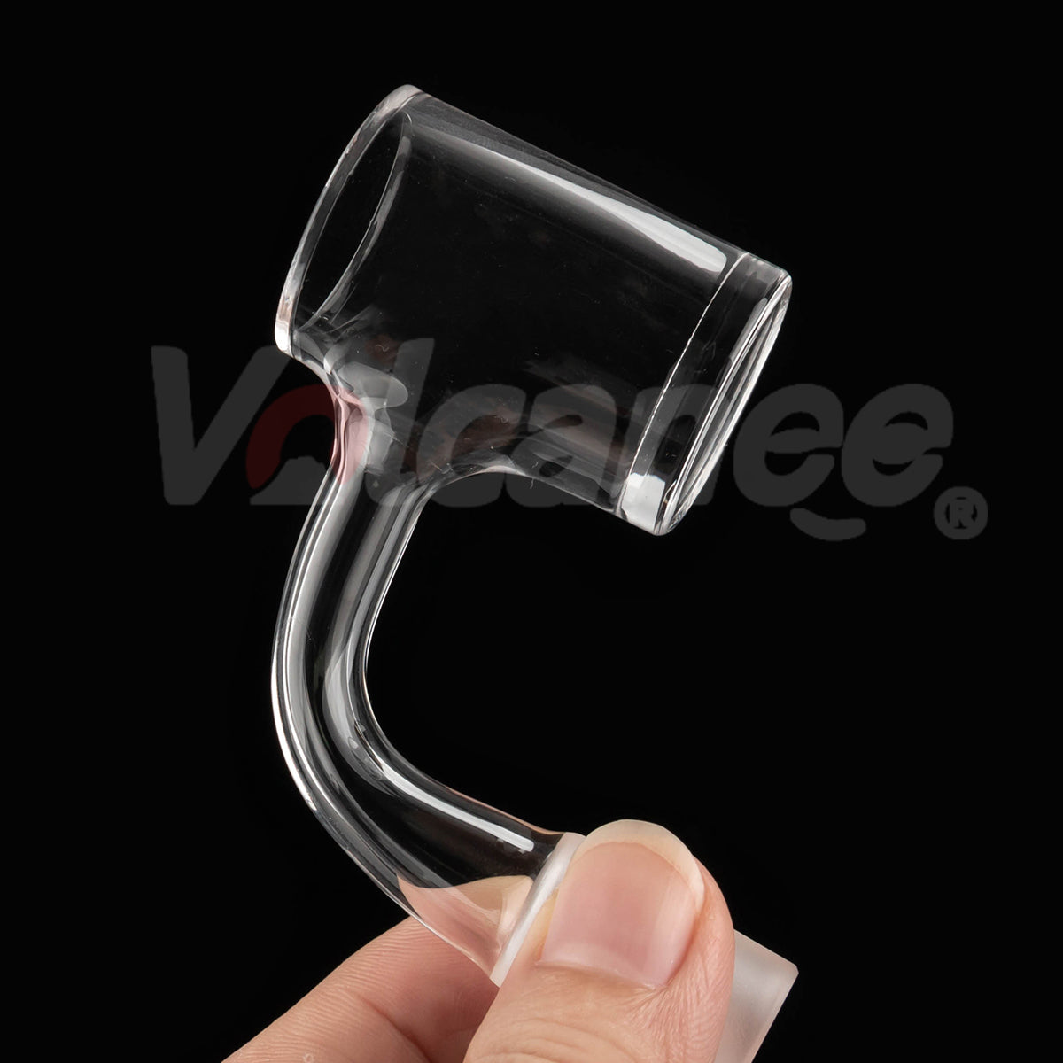 Full-Weld Quartz Banger 25mm - 2mm Wall 4mm Base 40mm Height D2503