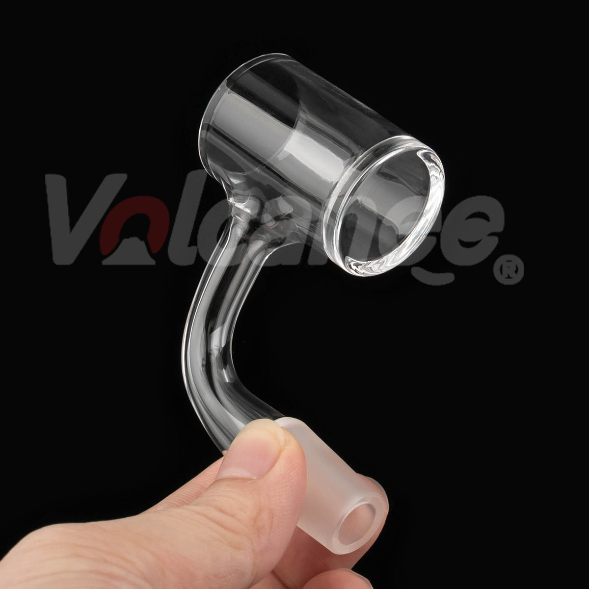 Full-Weld Quartz Banger 25mm - 2mm Wall 4mm Base 40mm Height D2503
