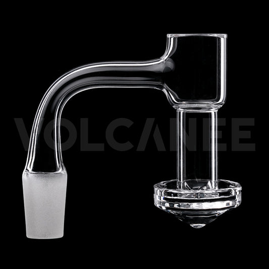 Full-Weld Blender Channel Banger - Diamond Bottom Quartz DW804