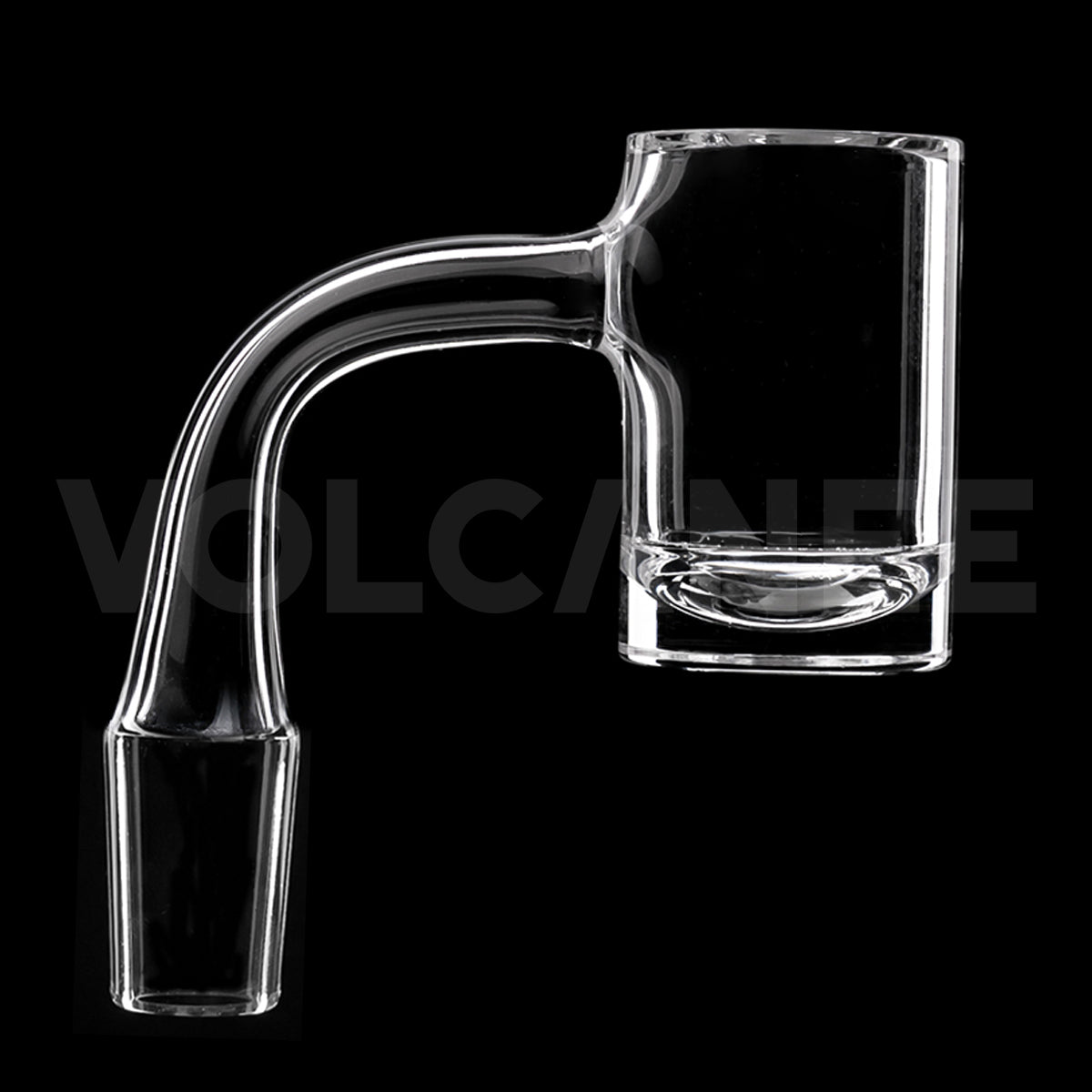 25mm Full-Weld Semicircle Quartz Banger - 2.5mm Wall 9mm Base D251506