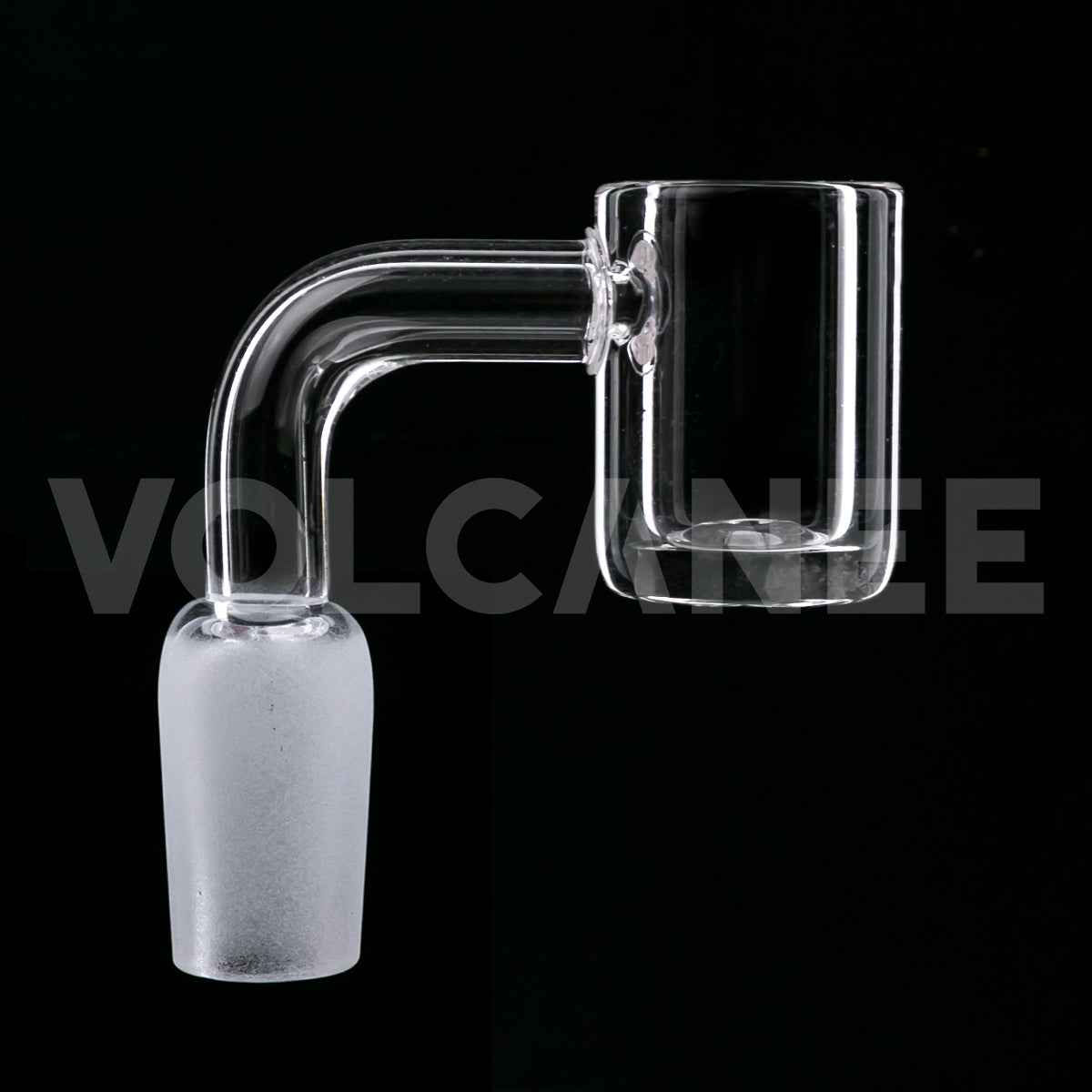 20mm Bevel Quartz Banger - 4mm Wall 2mm Bottom Frosted D201446