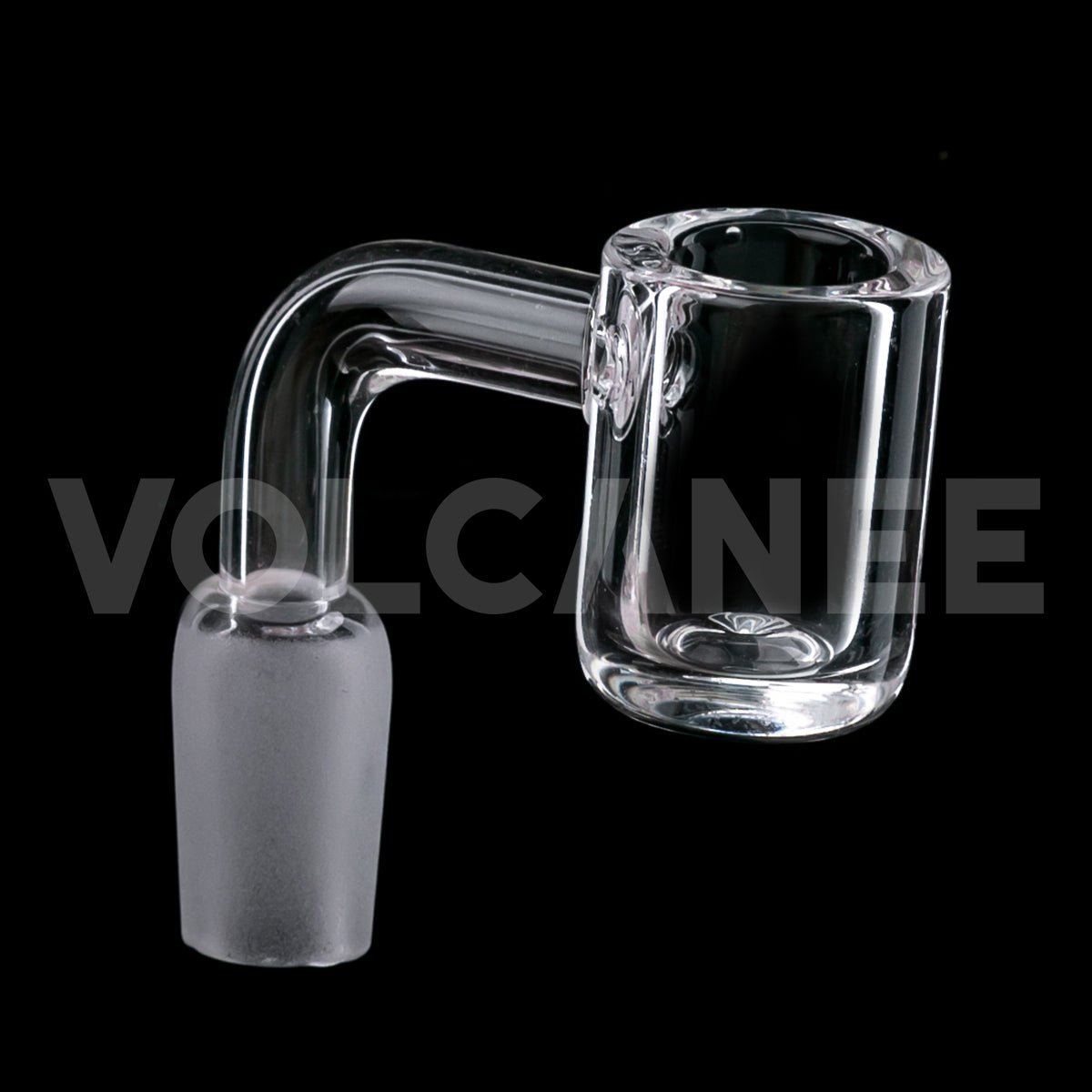 20mm Bevel Quartz Banger - 4mm Wall 2mm Bottom Frosted D201446