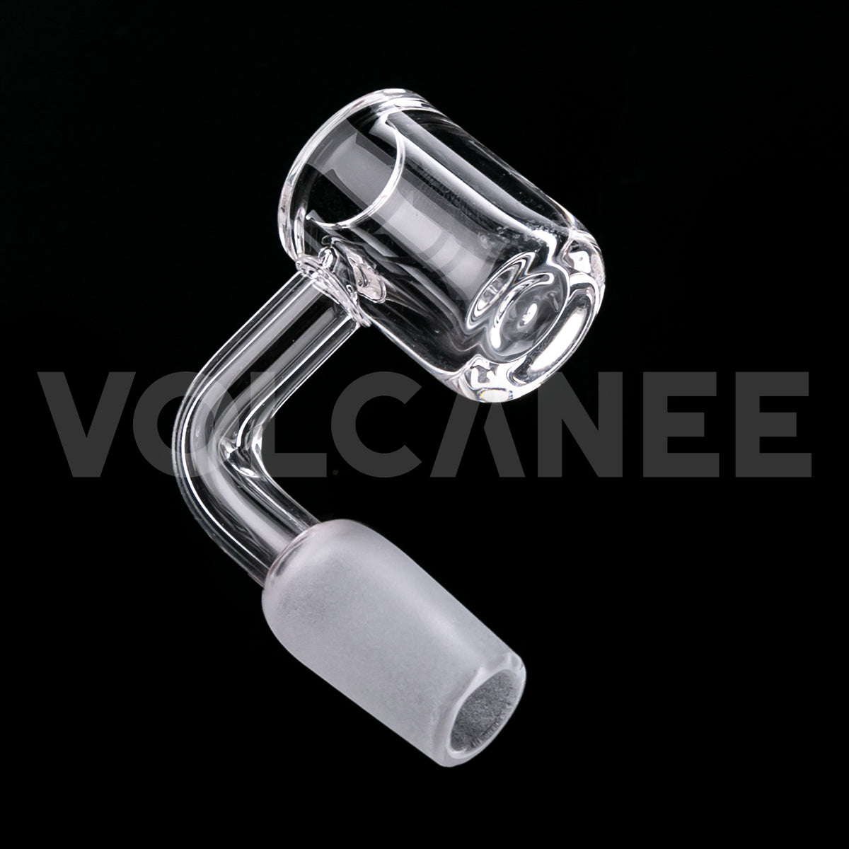 20mm Bevel Quartz Banger - 4mm Wall 2mm Bottom Frosted D201446