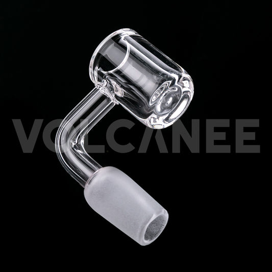 20mm Bevel Quartz Banger - 4mm Wall 2mm Bottom Frosted D201446