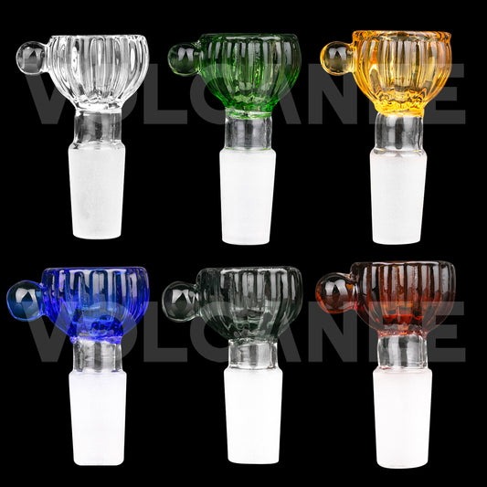 Vertical Stripe Glass Bowl Piece PT1174