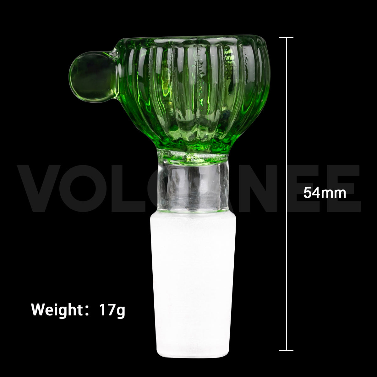 Vertical Stripe Glass Bowl Piece PT1174
