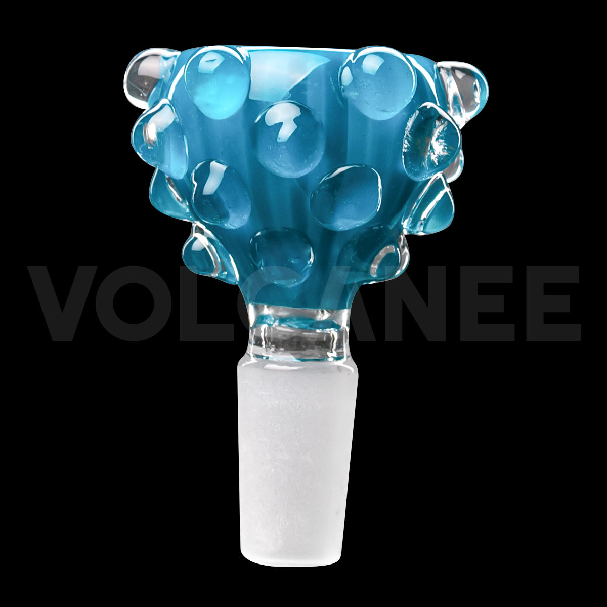 Speckled Glass Bowl Piece with Frosted Joint PT1185