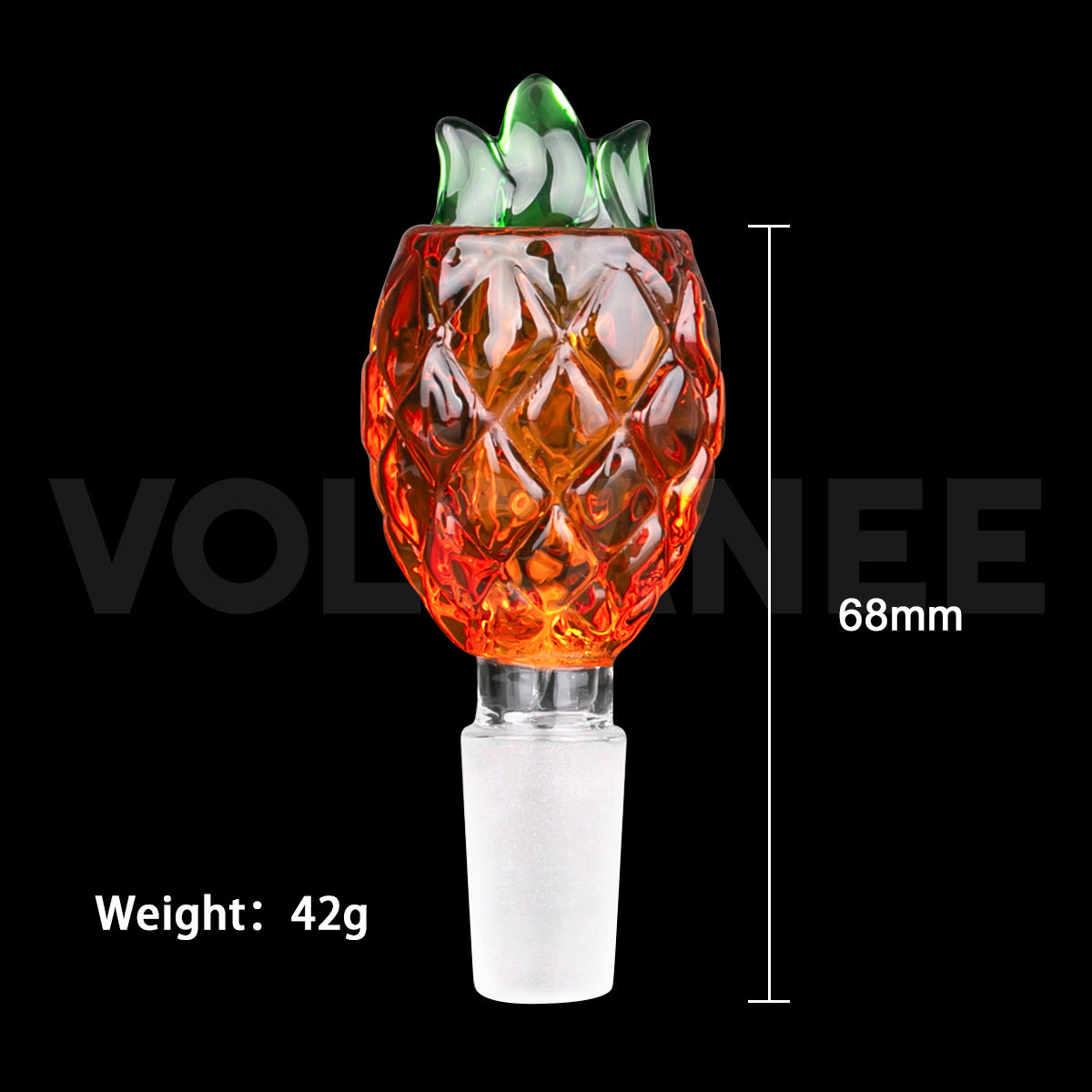Pineapple Glass Bowl Piece PT178