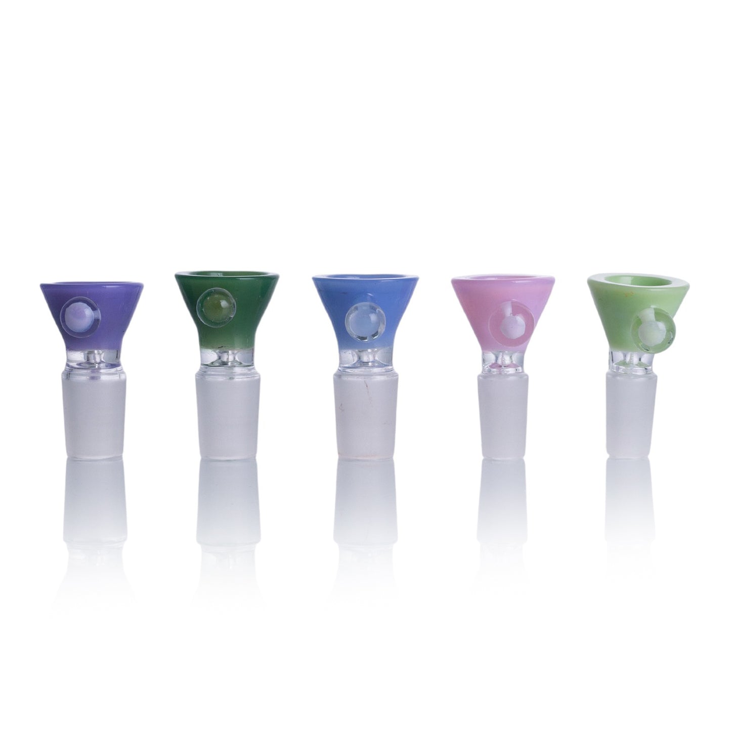 Colorful Horn Shape Glass Bowl Piece PT2117