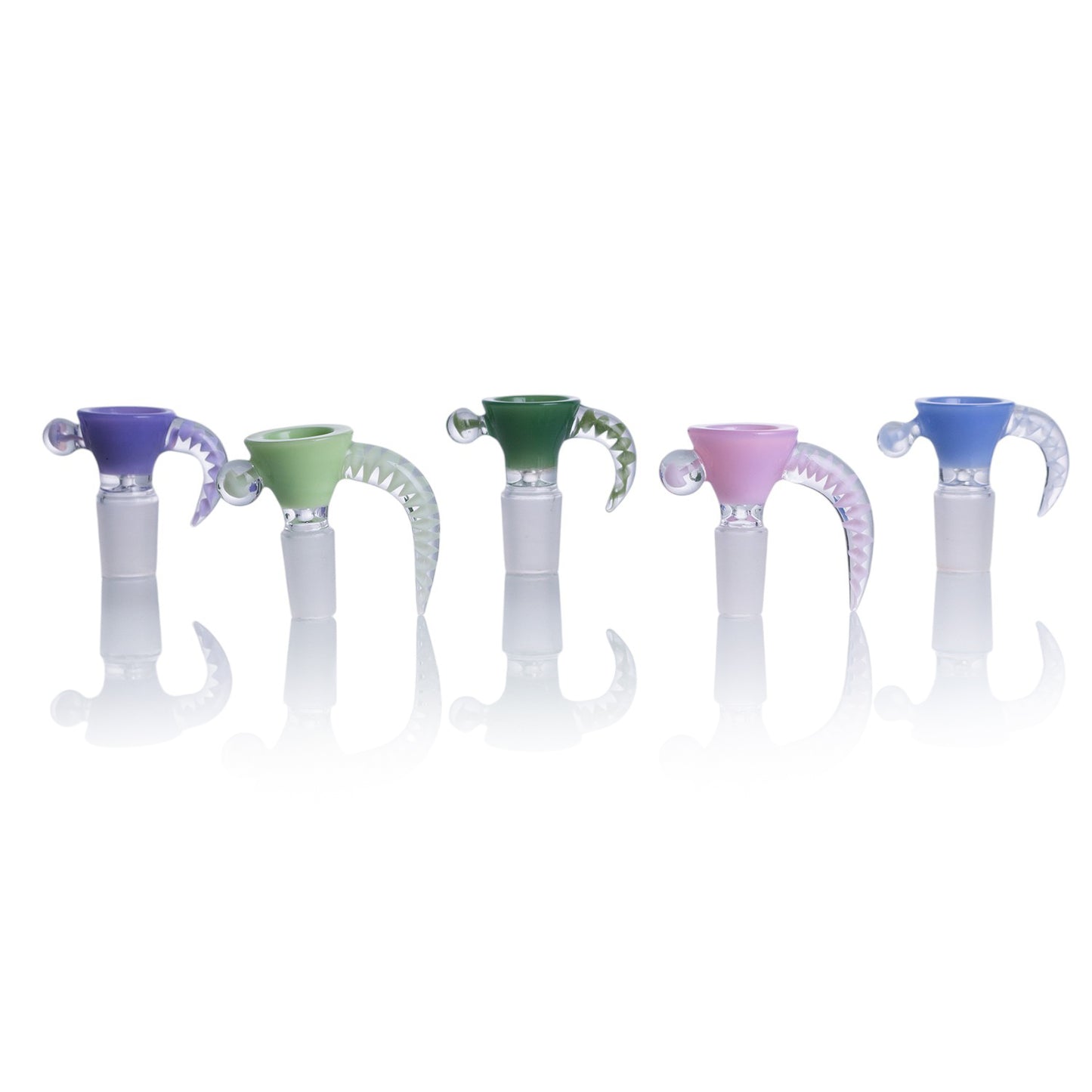 Colorful Horn Shape Glass Bowl Piece PT2117
