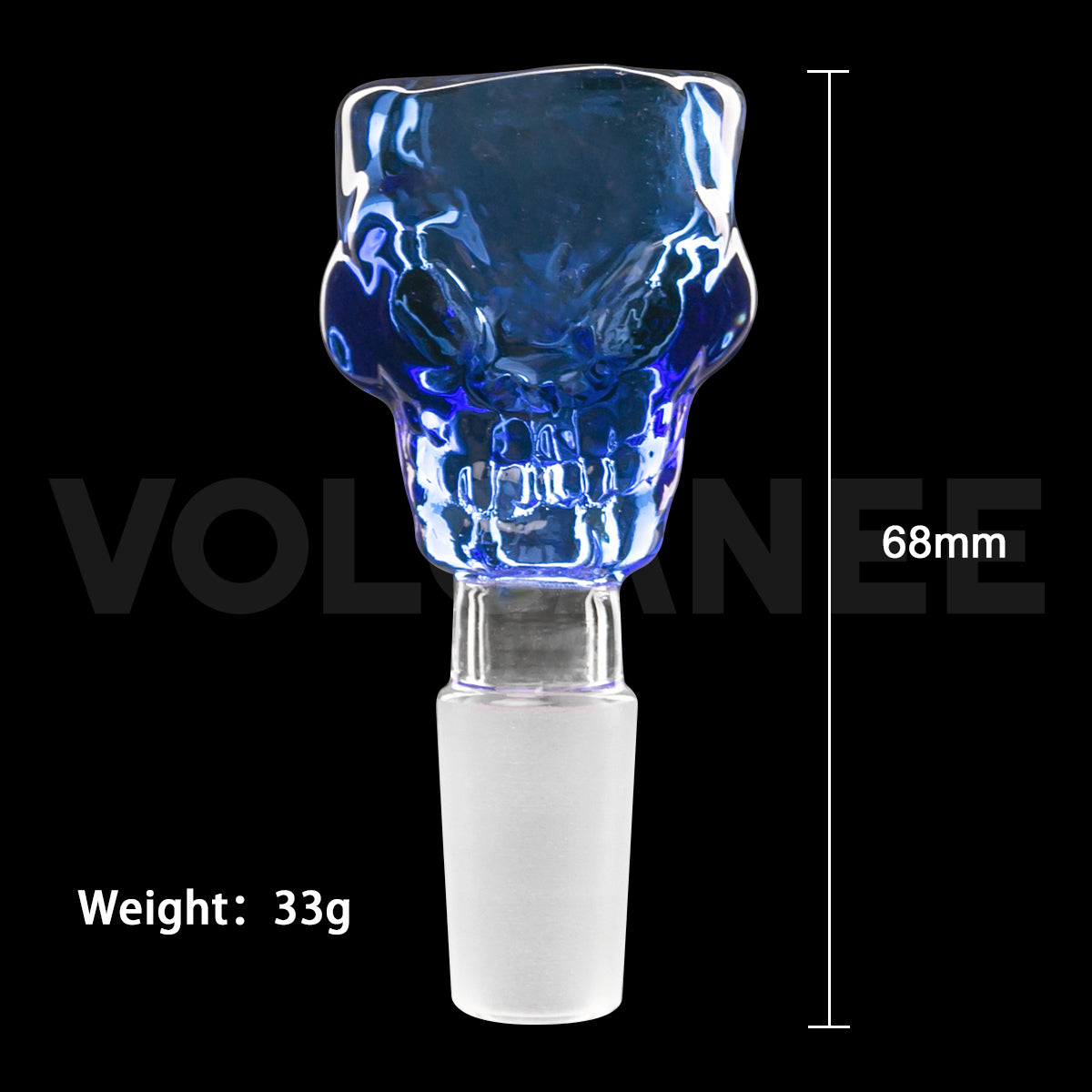 Demon Face Glass Bowl Piece PT461