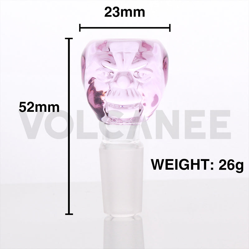 Demon Face Glass Bowl Piece PT461