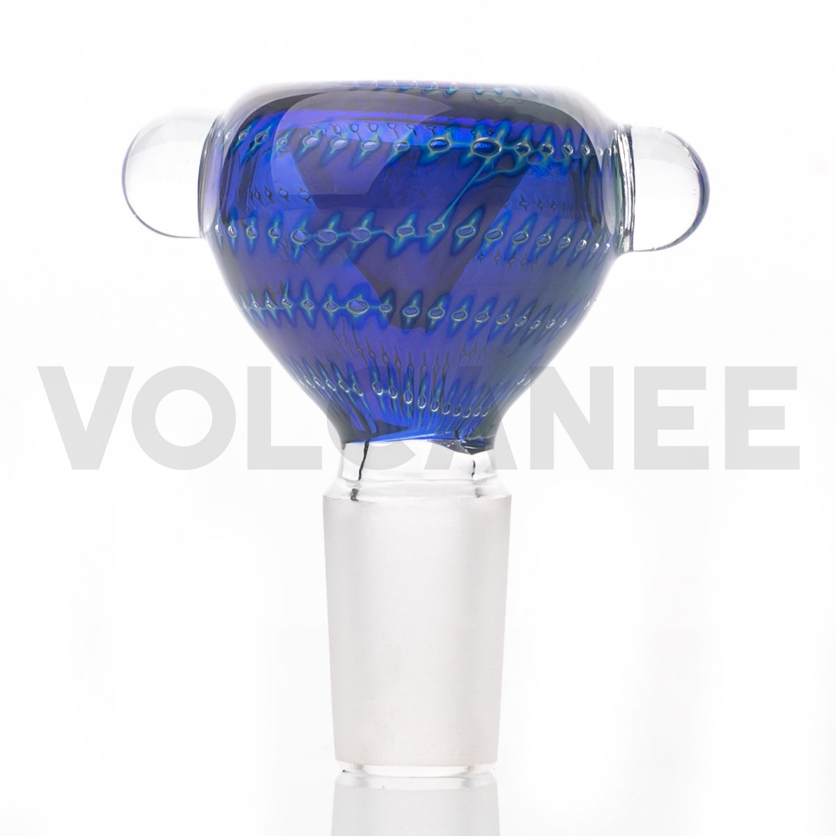 Dotted Ball Glass Bowl Piece with Frosted Joint PT531