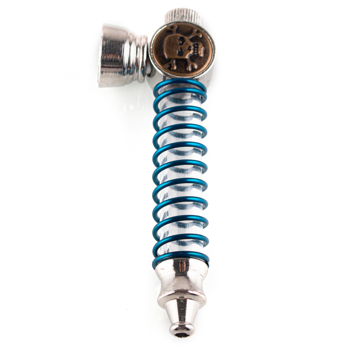 LED Metal Tobacco Pipe - 100mm Hand Pipe YD4508