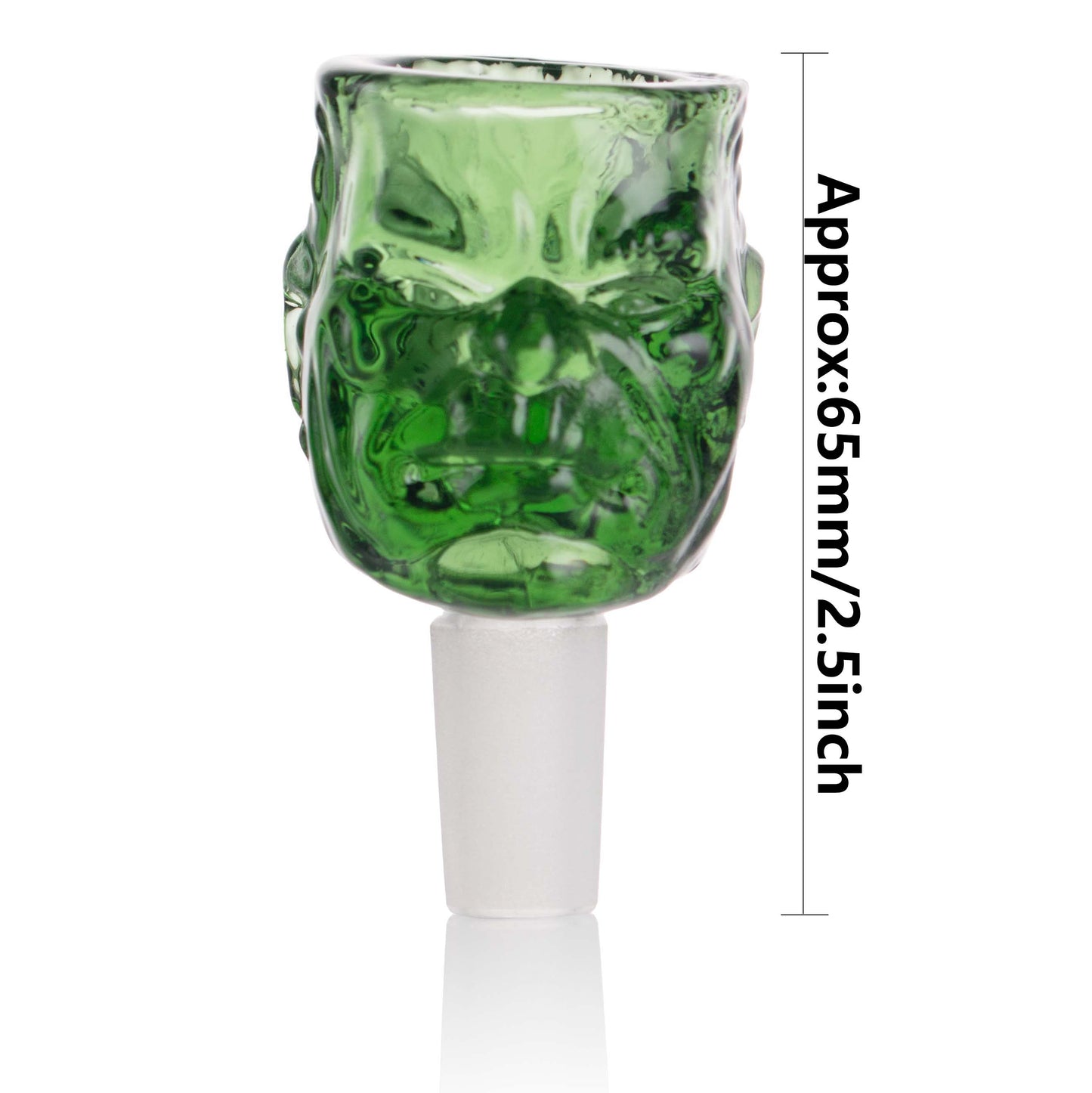 Solid Color Soldier Face Glass Bowl Piece PT4122