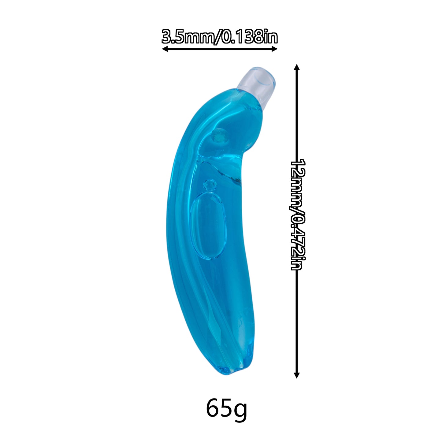 Handcrafted Glass Banana Collectible, YD6453