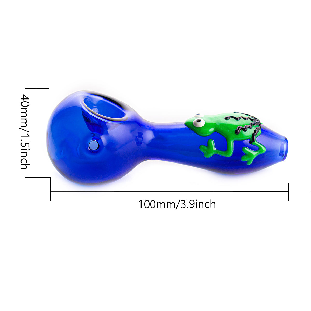 Hand-Blown Glow Glass Art Collectible, YD934