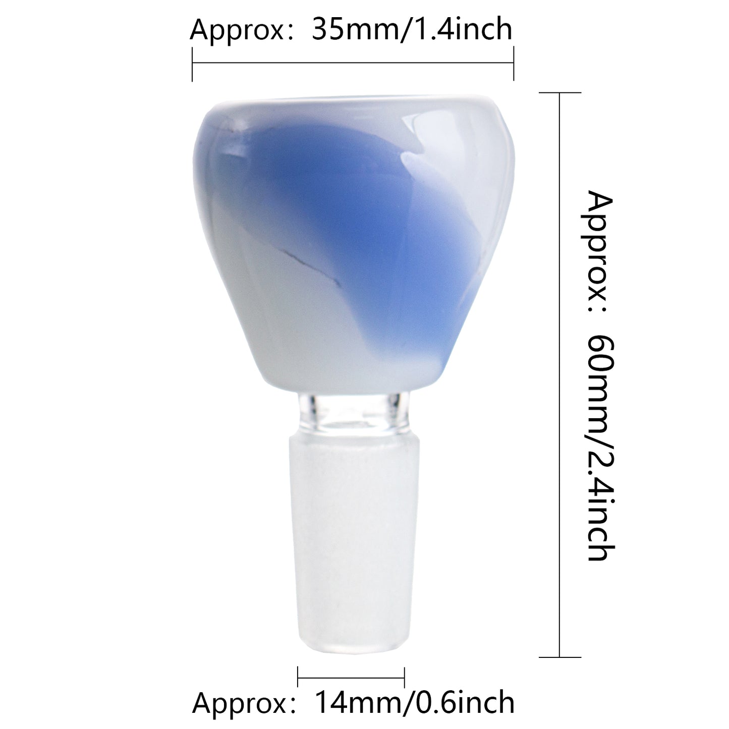 Universal Glass Hookah Bowl – Easy Clean, PT5294