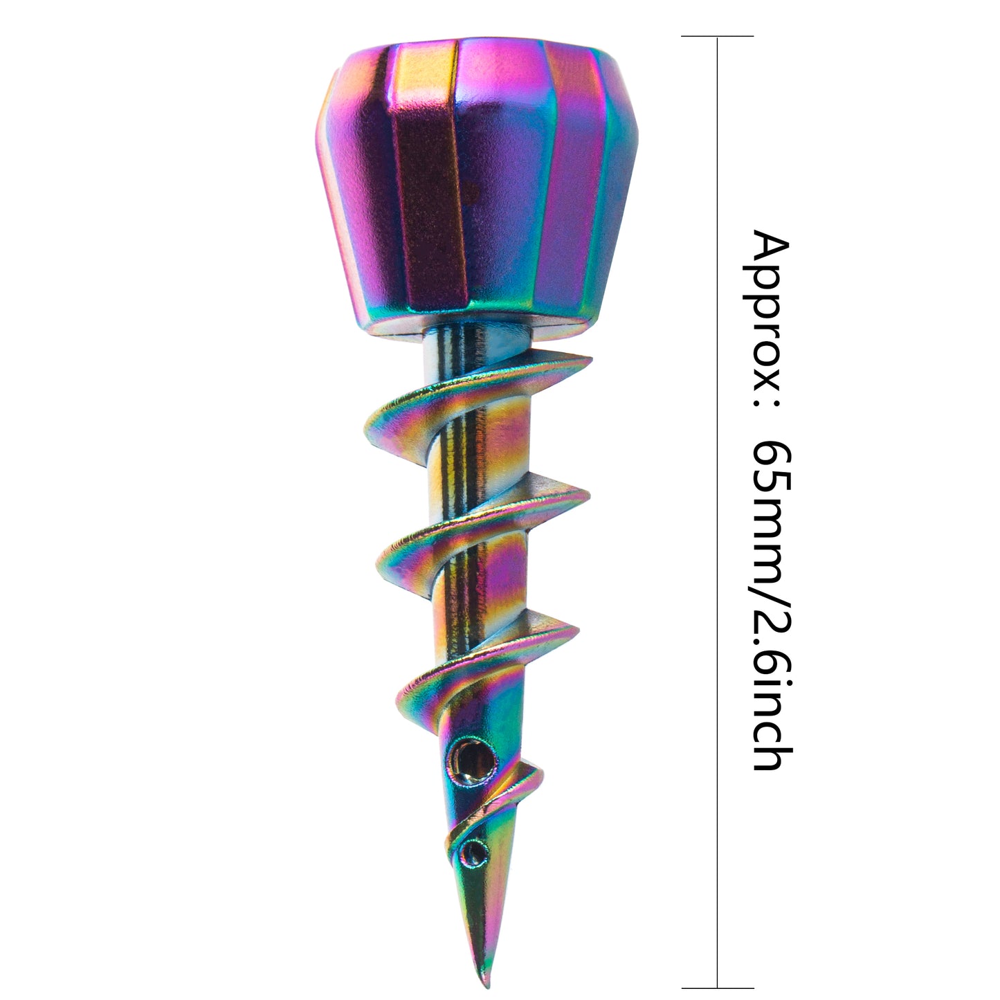 Nail Metal Tobacco Pipe - 65mm Hand Pipe YD5237（Random Color）