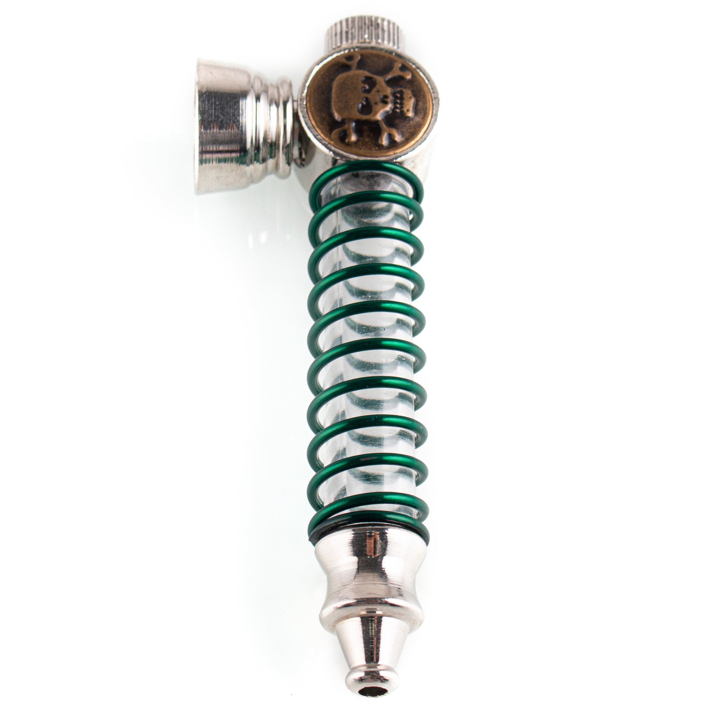 LED Metal Tobacco Pipe - 100mm Hand Pipe YD4508