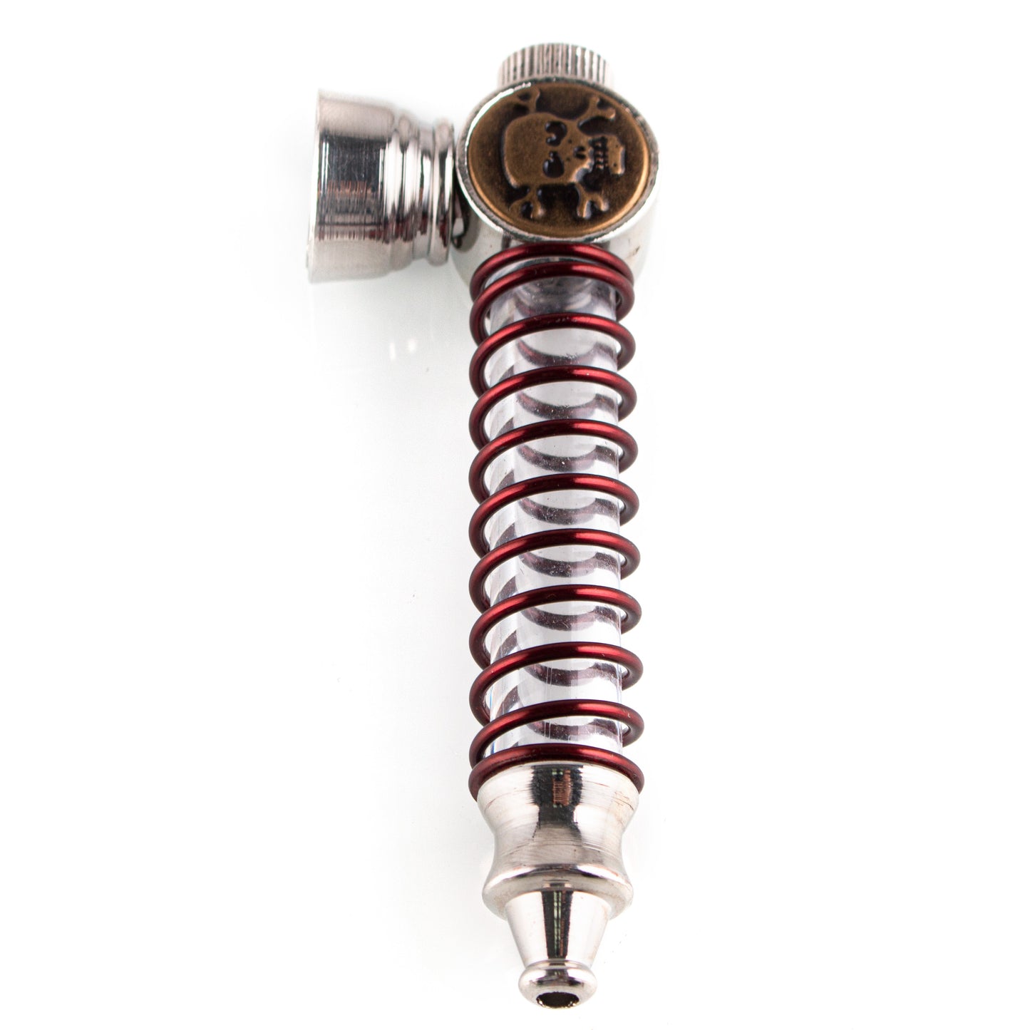 LED Metal Tobacco Pipe - 100mm Hand Pipe YD4508