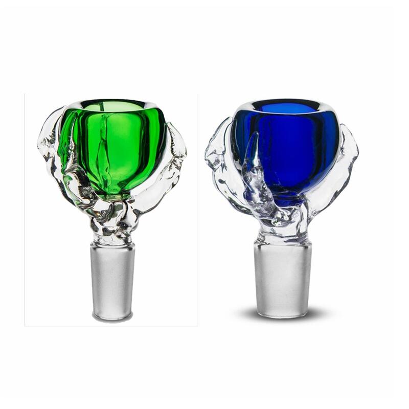 Wholesale 14mm Male High Quality Handmade Pipe Holder Glass Bowl