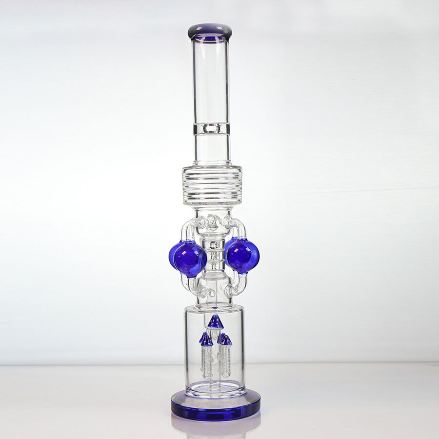 factory supplier 20.5inch big glass bong tobacco smoking pipe glass water pipe