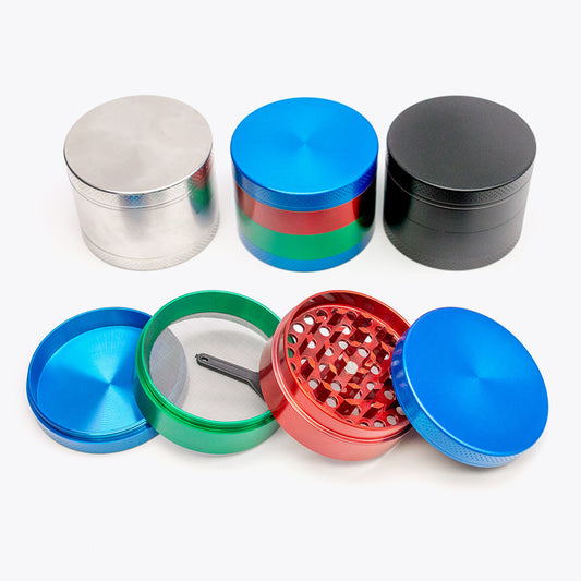 Volcanee Zicn Alloy Metal Hrinders  55mm 4 Layer for dry herb