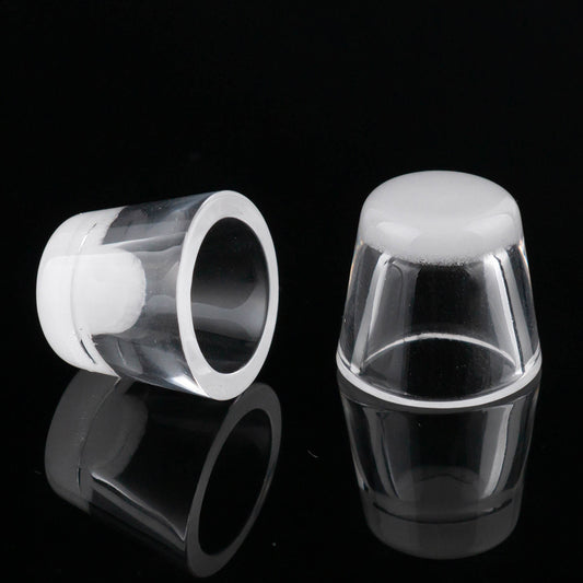 Volcanee Opaque Gavel Bottom Quartz Insert for Puffco Peak