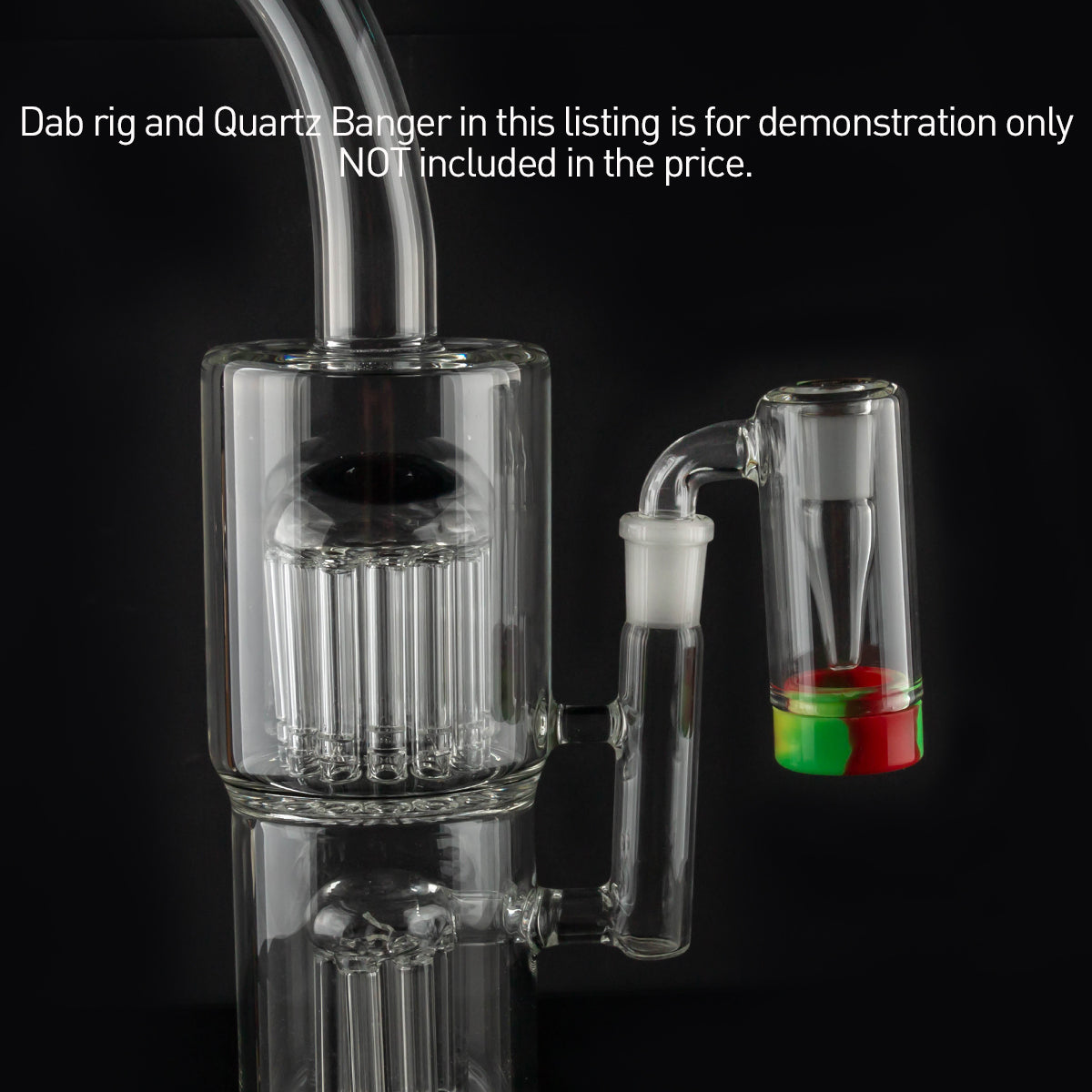 Volcanee Glass Ash Catcher with Silicone Container