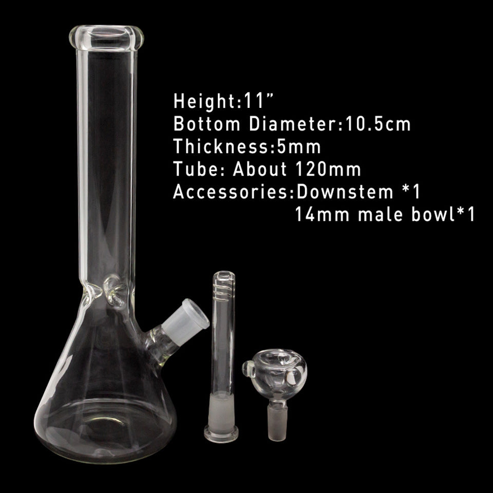 Volcanee 11 inch Glass bong Water Pipe