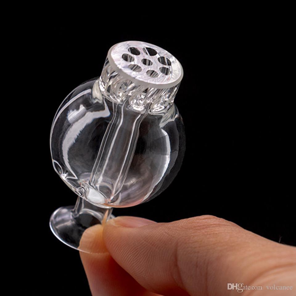 Volcanee Glass Cyclone Riptide Spinning carb caps With Air Hole for 25mm 30mm quartz banger